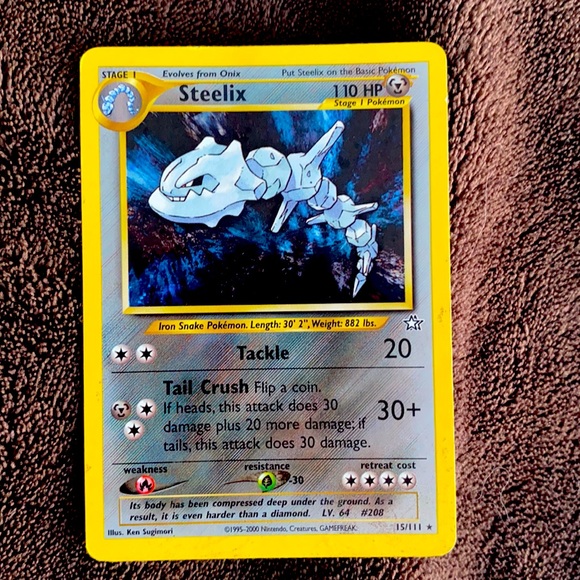 Steelix Pokémon card - Picture 1 of 2